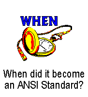 When did it become a standard?